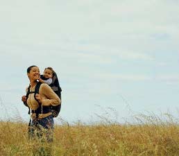 Woman and child