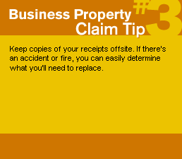 Business Property Claim Tip